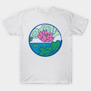 Minhwa: Little Lotus D Type T-Shirt